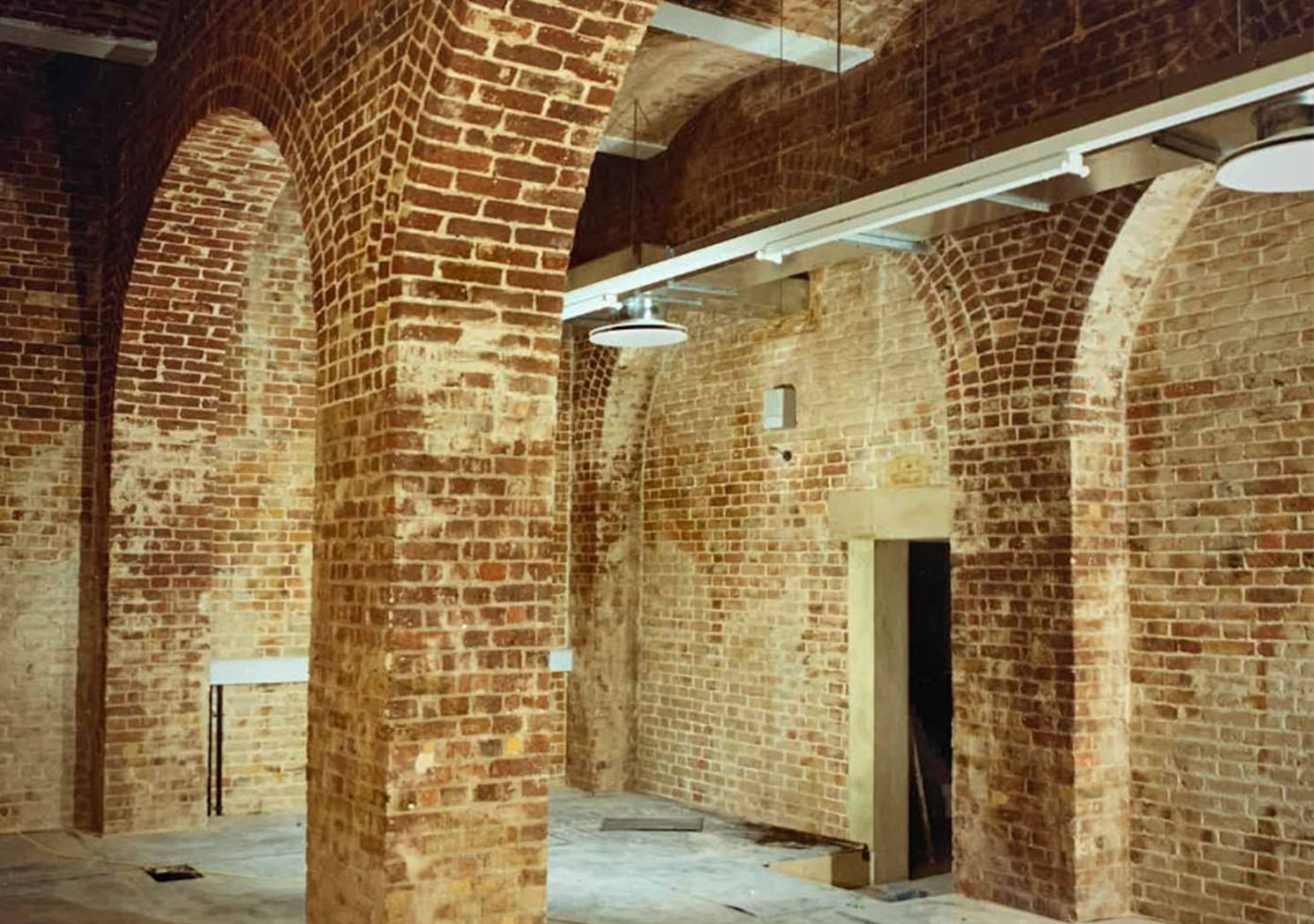 Historic vaults which will house the proposed flexible engagement space