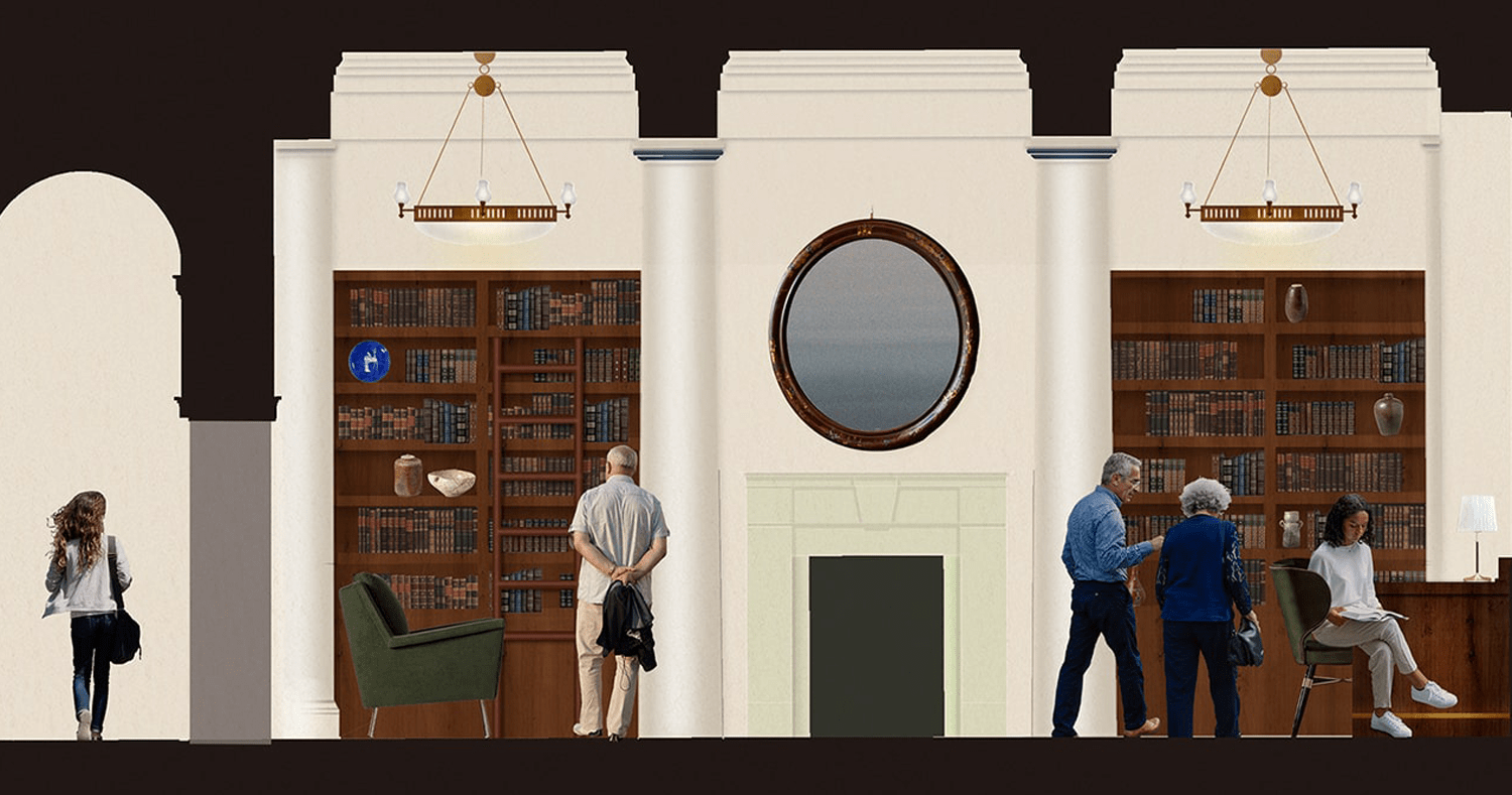 The Tide Waiters Room will house a curated reference library accessible by the public.